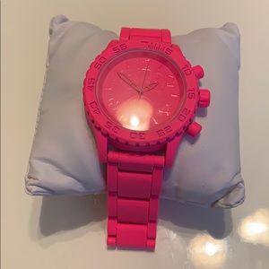 Neon pink watch